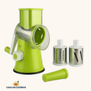 Ralador Manual 3 em 1 – Corte, Rale e Fatie com Praticidade!