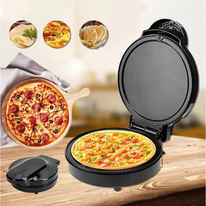Máquina Elétrica Multiuso para Pizza, Omelete e Panquecas